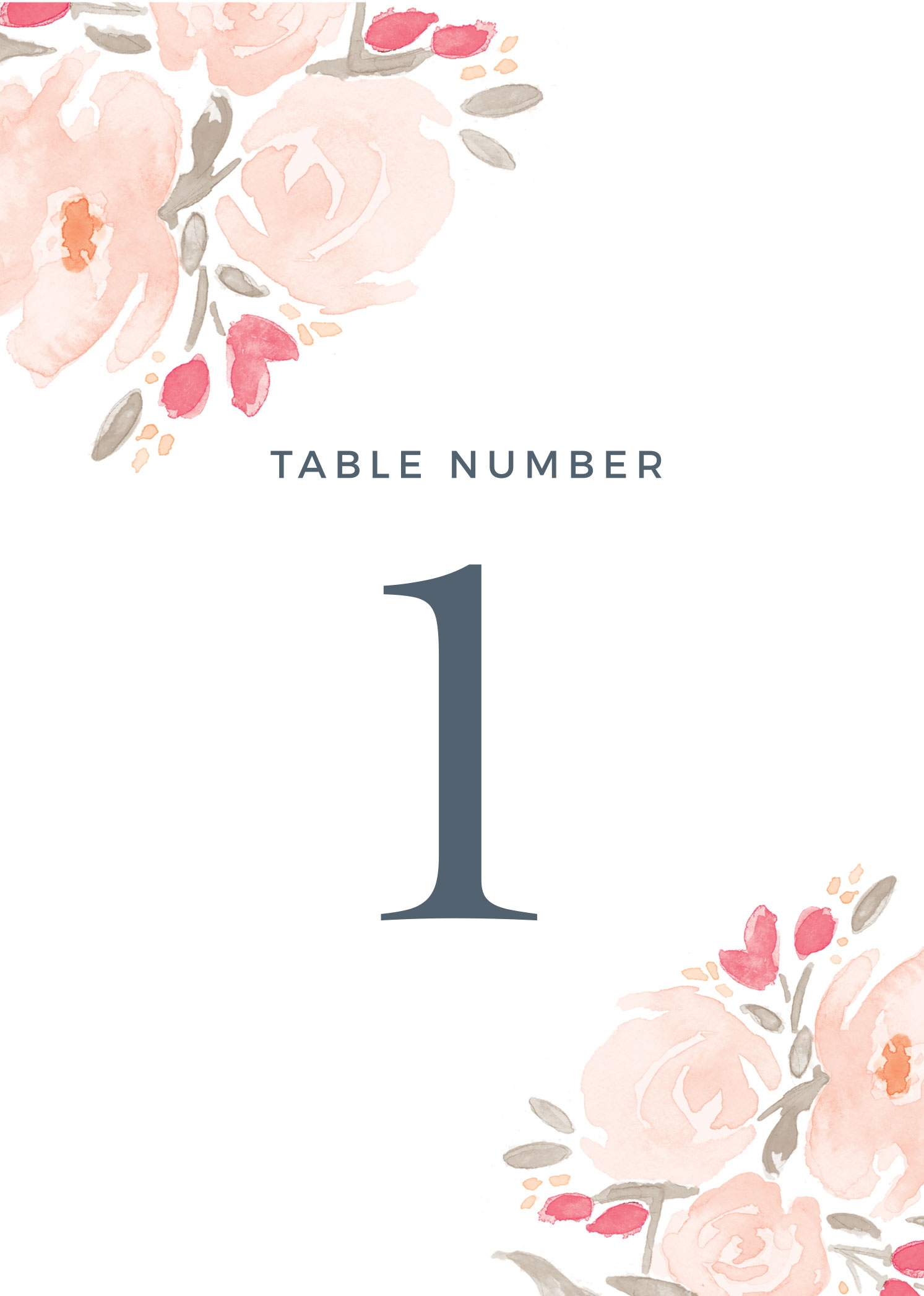 Size: 5" x 7"  Set up: 2 table numbers on 8.5" x 11" page or A4, 10 pages total. Colors: blush, black. This design should be printed on a white paper stock, the design includes a solid color background.Available in the numbers 1 through 20. No printed table numbers will be mailed to you. After you purchase this digital item, you can instantly download your PDF to print on your own. 