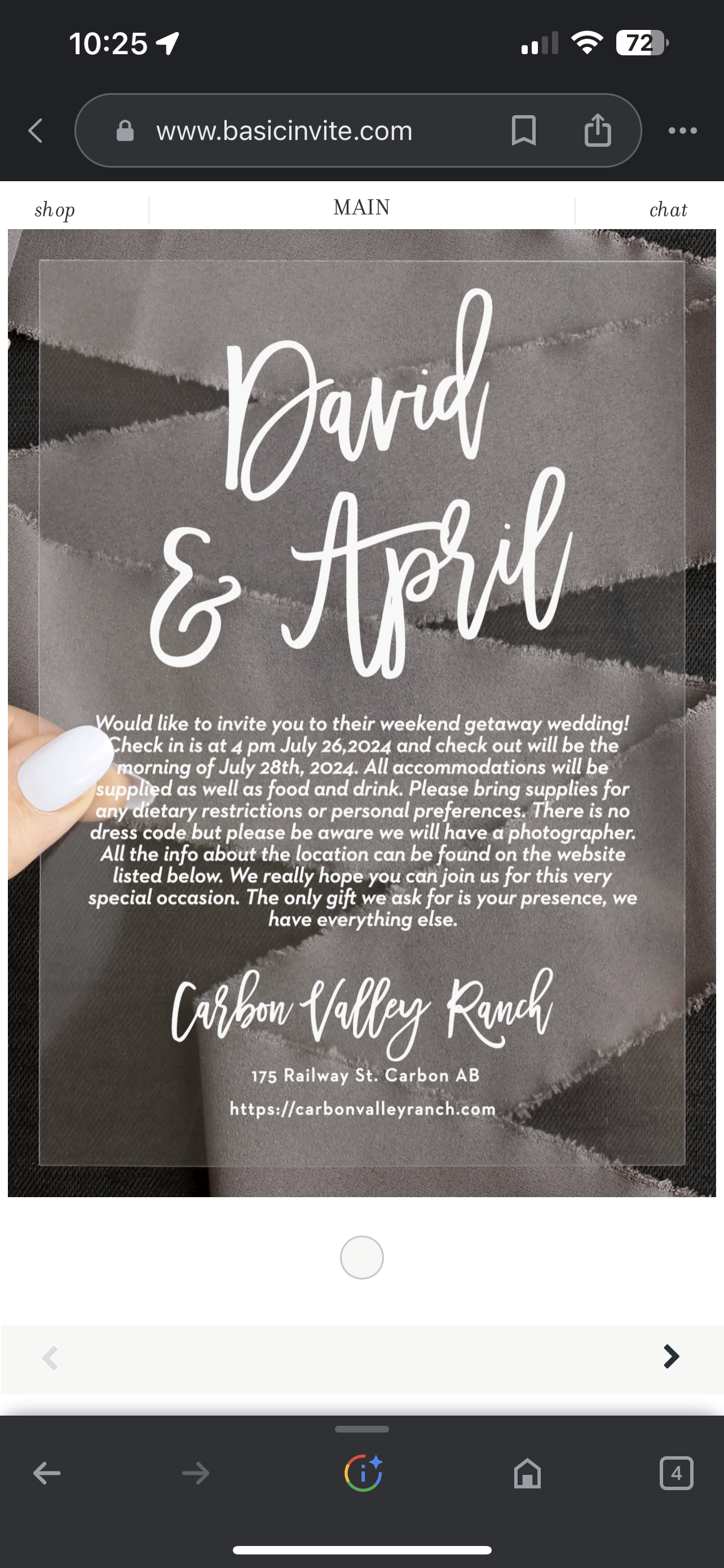 April's review image