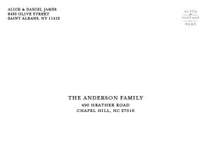 Image for Guest and Return Address option