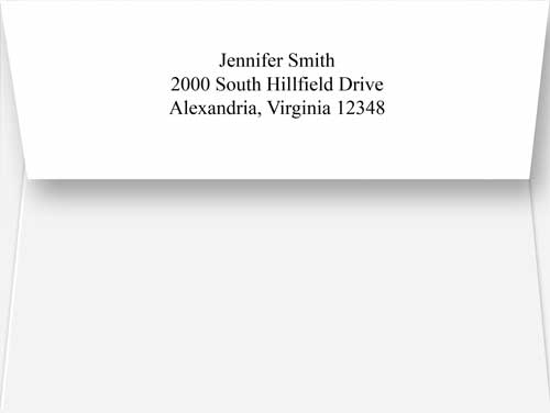 Image for Return Address Only option