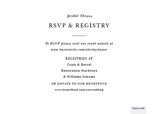 Image for RSVP & Registry option