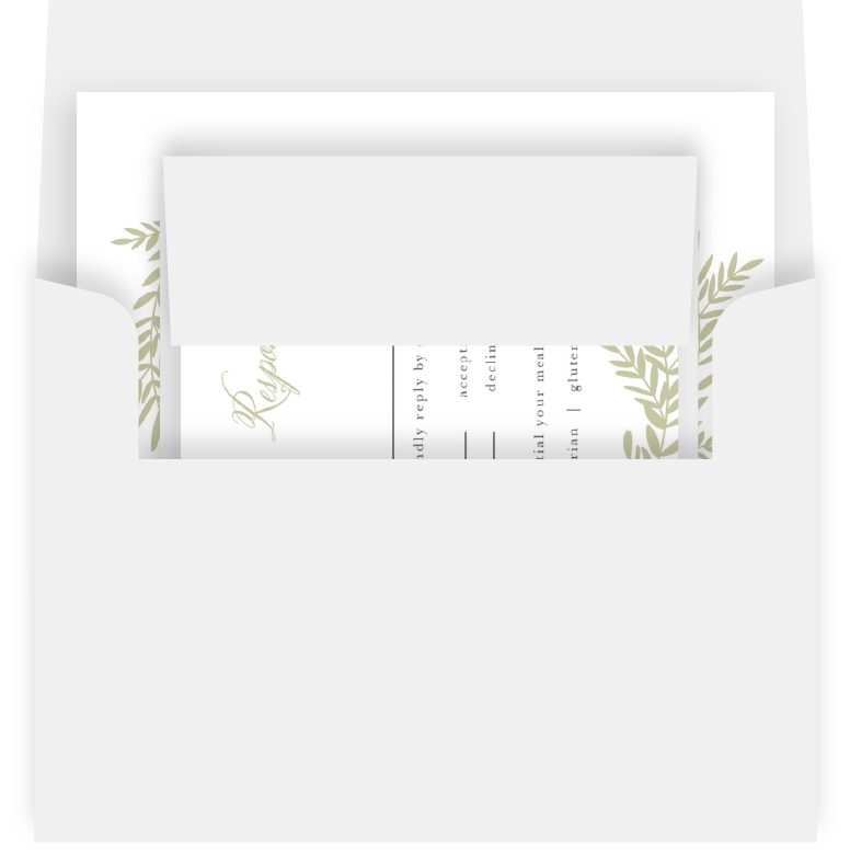 Basic Invite RSVP & Envelope