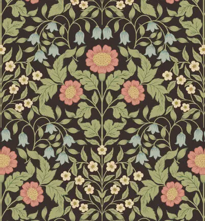 Garden Nouveau Wallpaper