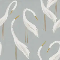 Mod Herons Wallpaper
