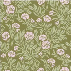 Peony Vines Wallpaper