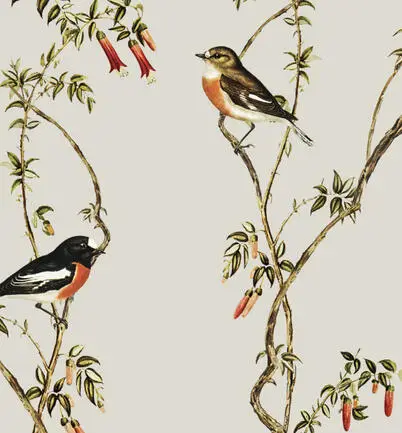 Robin & Vines Wallpaper