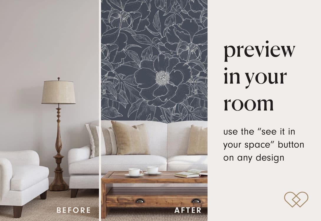 Instant room previews with millions of color options