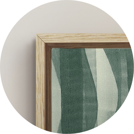 Pictured - Art Print Floating Canvas Frame